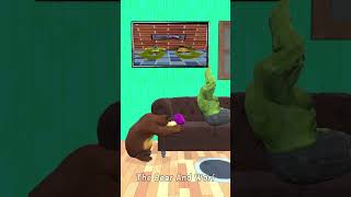 Scary Teacher : The Bear and Hulk video funny moments bed 🛏️🩻😬 #scaryteacher3d #funny #animation
