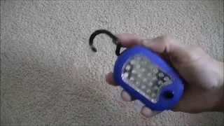 Harbor Freight 27 LED Portable Worklight \ Flashlight Review