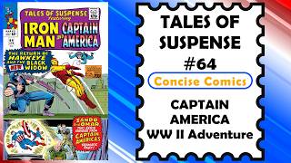 TALES OF SUSPENSE #64 - Captain America &amp; Bucky WWII Adventure | Narrated Comic Story