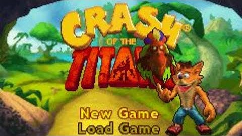 Anbernic RG35XX Gameplay Of Crash Of The Titans.