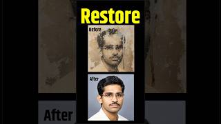How to restore damage photo ❓🔥🔥#tech #techtips #ai #computer
