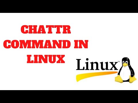 Chattr command in Linux with examples.