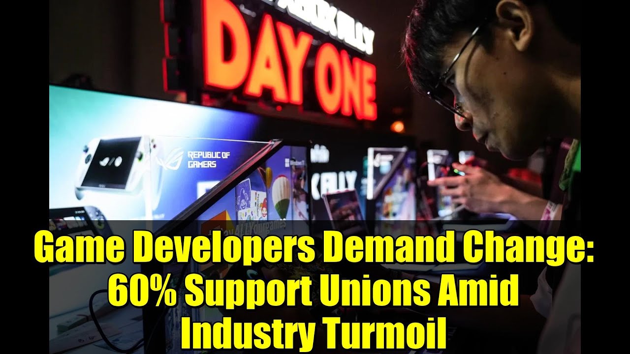 Game Developers Demand Change: 60% Support Unions Amid Industry Turmoil