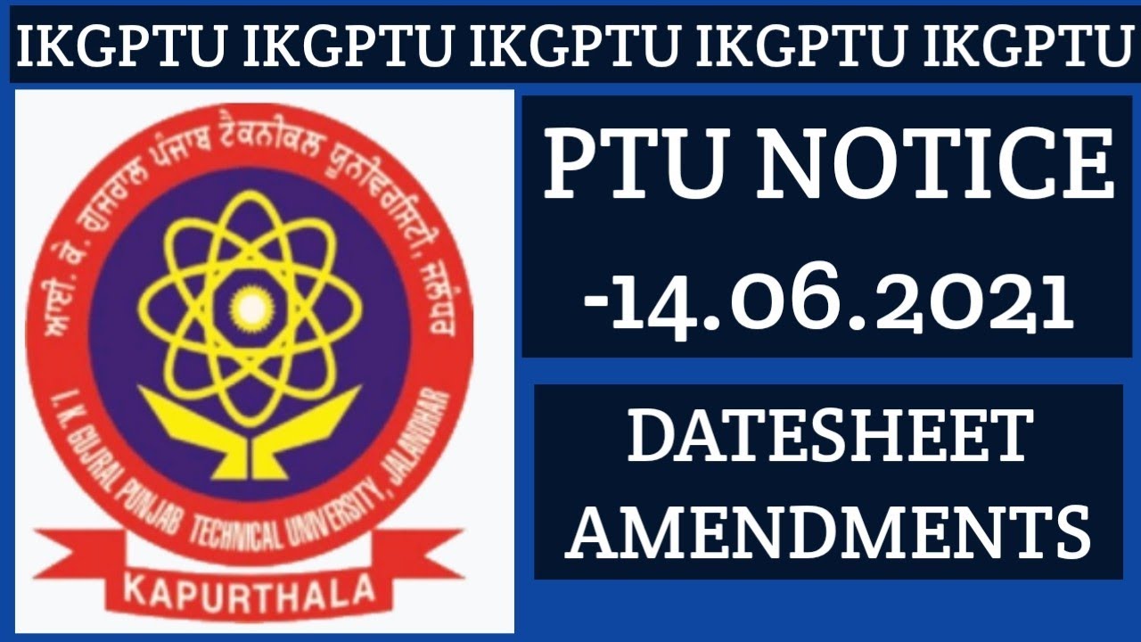 PTU NOTICE- 14.06.2021
