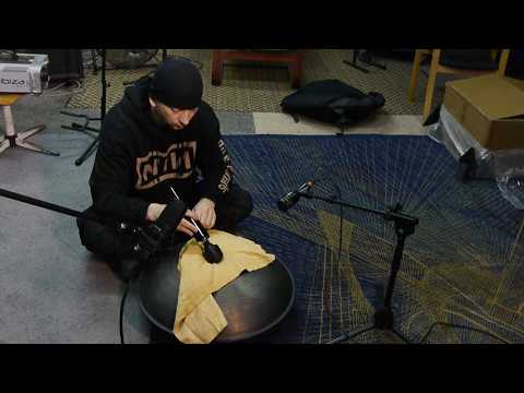 Recording handpan for sound design