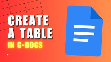 Google Docs Mobile App: How to Create a Table in Google Docs