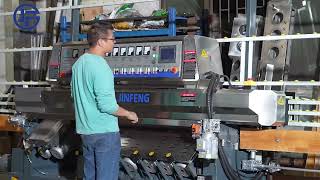 PLC Control Glass Straight-line 45 Degree beveling edge machine