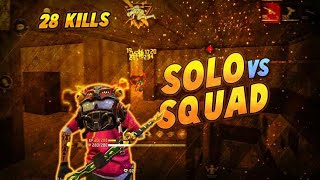 Free Fire Video Solo Vs Squad 28 Kills
