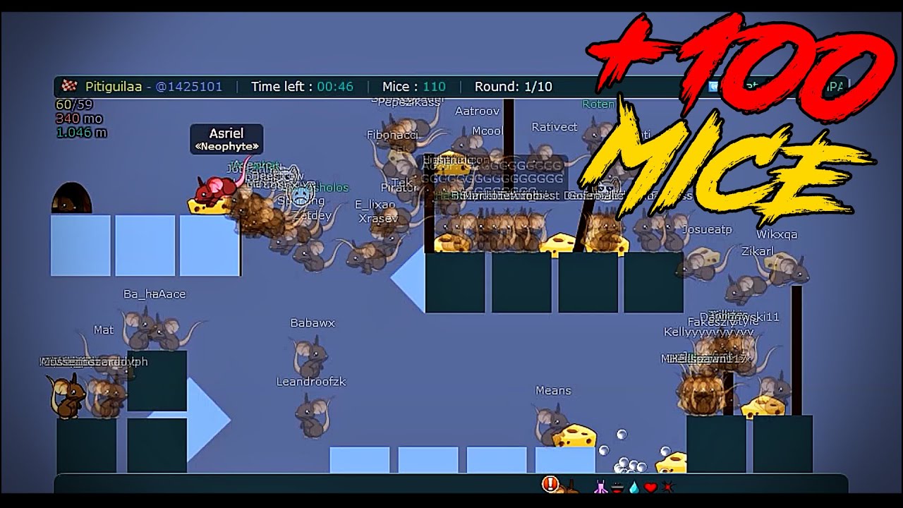 Transformice - Brkrmn (+100 MICE) Racing Gameplay #109 - YouTube