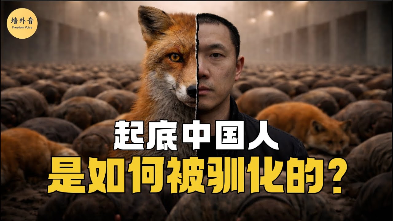 比狐狸實驗更殘酷！人類史上最大的馴化工程，正發生在中國！深度揭秘：中國人是如何被一步步“徹底馴化”的？為何中國人奴性這麼重？