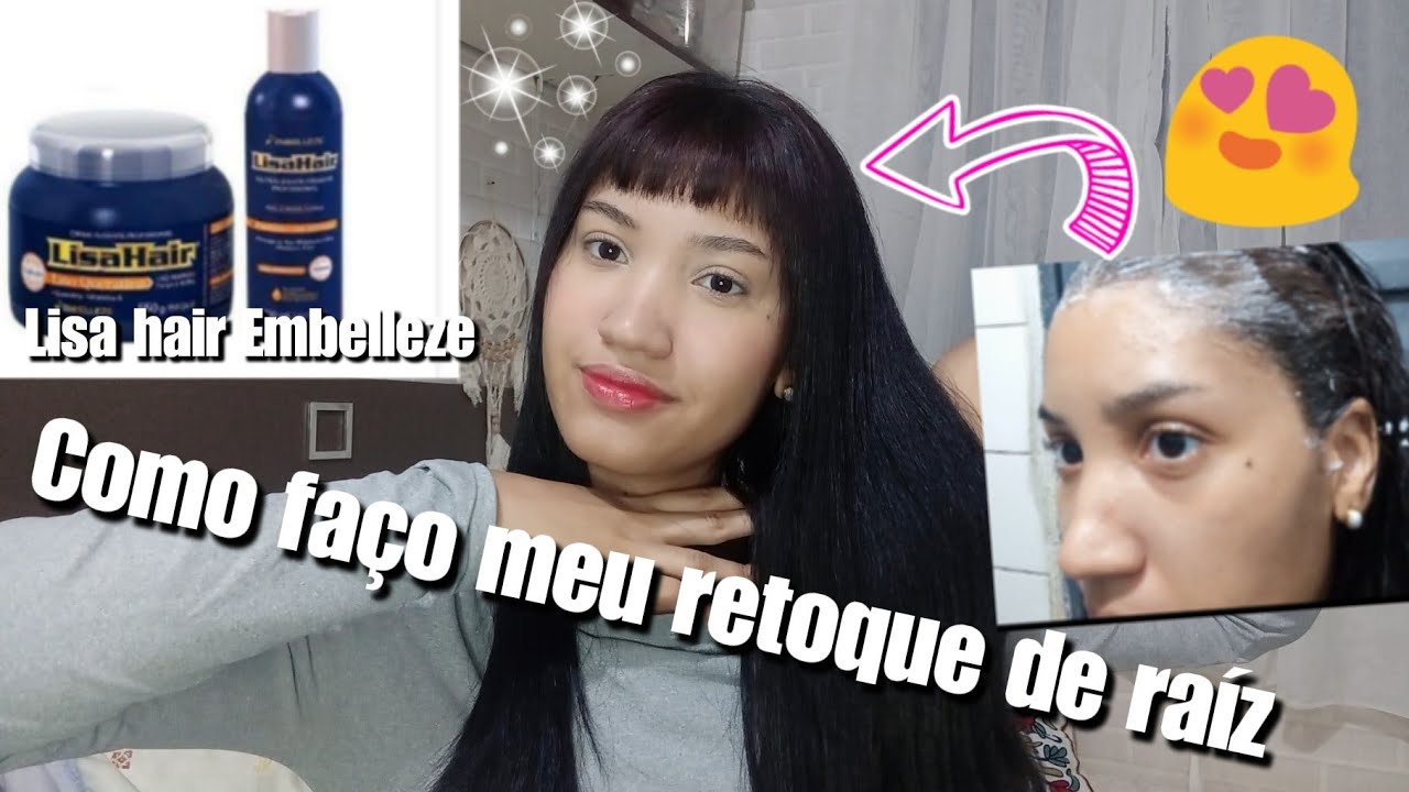 LISA HAIR DA EMBELLEZE  RETOQUEI MINHA RAIZ PASSO A PASSO