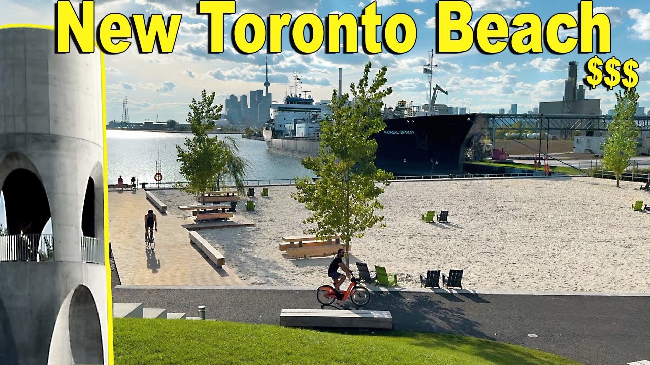 Leslie Lookout Park | Toronto's NEW $8.5 million Port Lands Beach