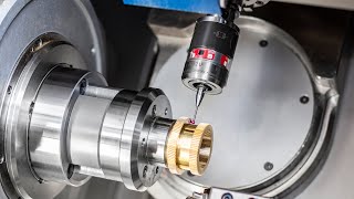 Touch Probe TC52: Measurement of a gear wheel in a turn-mill machining center | Blum-Novotest