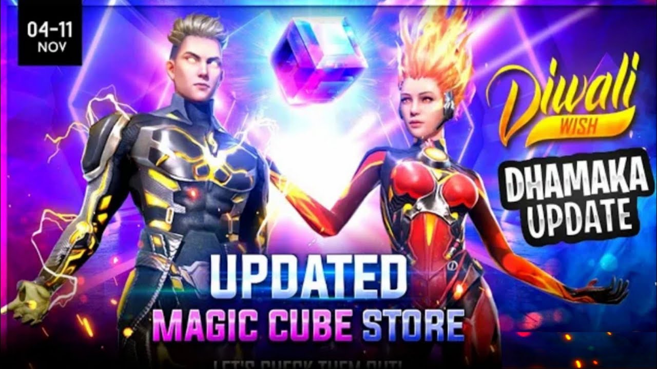 ELECTRIC SHOCK BUNDLE RETURN | DIWALI SPECIAL MAGIC CUBE STORE UPDATE NEW MAGIC CUBE BUNDLE FREEFIRE