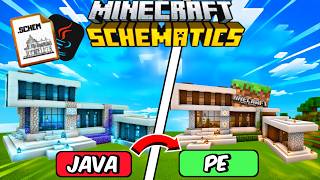 How To Convert Java Schematics To Minecraft PE/Bedrock! (Easy Method)