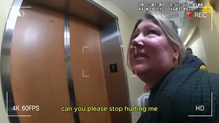 Very Drunk Guest Attacks Hotel Staff, Screams During Arrest | Bodycam