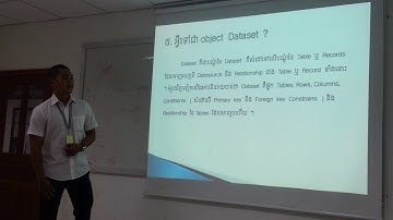 Advanced C# Chapter 5 DataAdapter, DataSet and DataTable Group D Presentation by Mr  Kry Meng Kheang