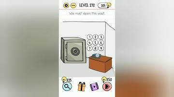 Brain Test Level 272 we must open this vault Solution.
