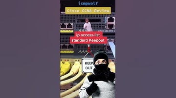 Cisco CCNA: What command creates a standard ACL? - icmpwolf