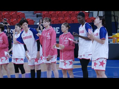 日本隊開場球員介紹(瓊斯盃女籃賽-日本 vs 菲律賓)