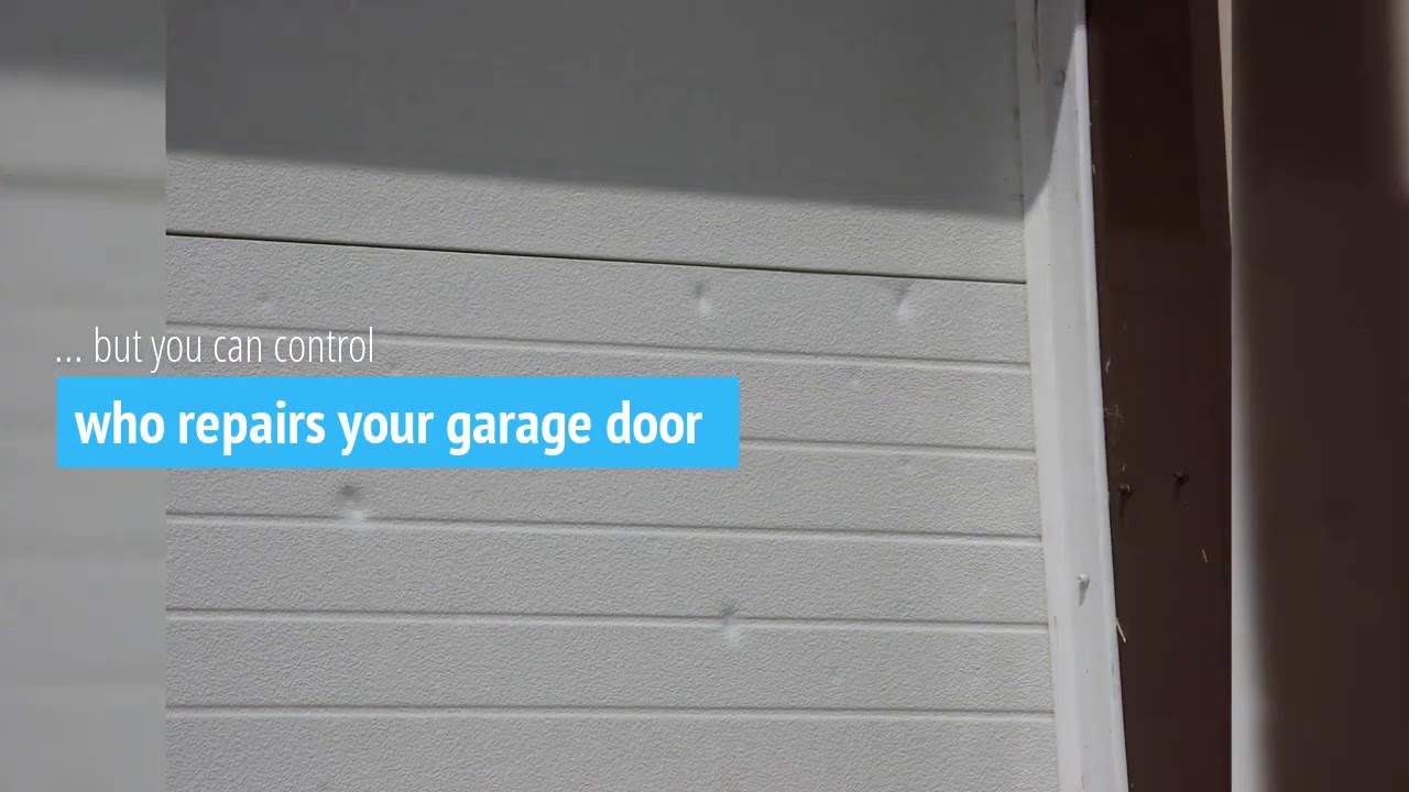 Garage Door Hail Damage ? YouTube