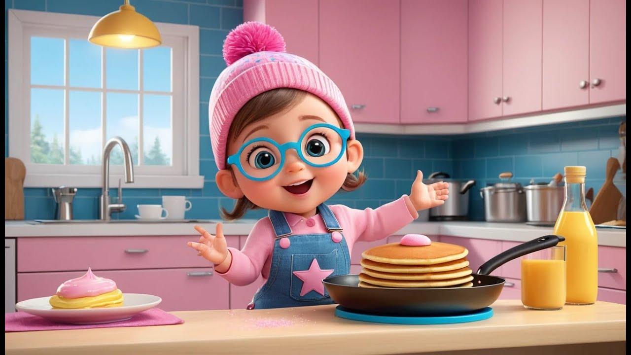 Pancake Flipping Challenge | Fun Cooking Game Song for Toddlers & Preschoolers