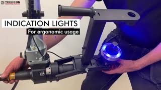 Techcon - Articulated torque arm focused on safety
