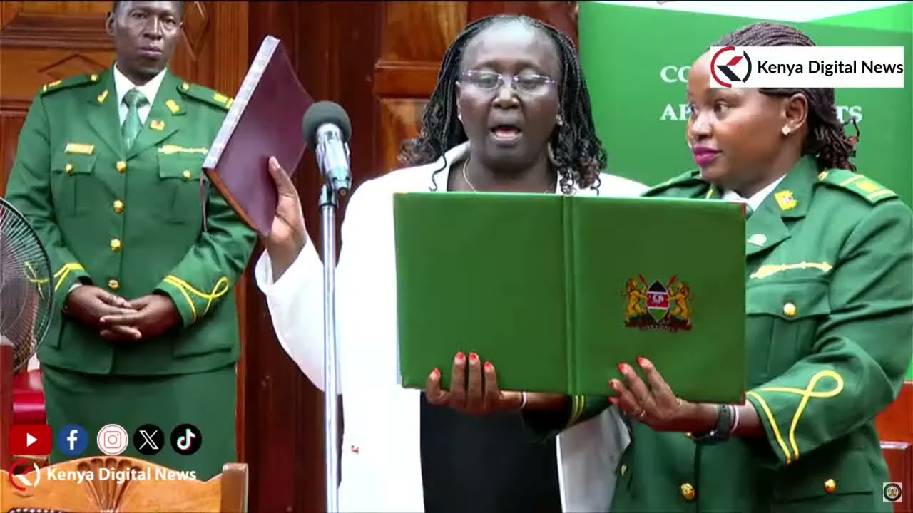 Gender CS Nominee Wendot Cheptumo Takes Oath as he Appears for Vetting!