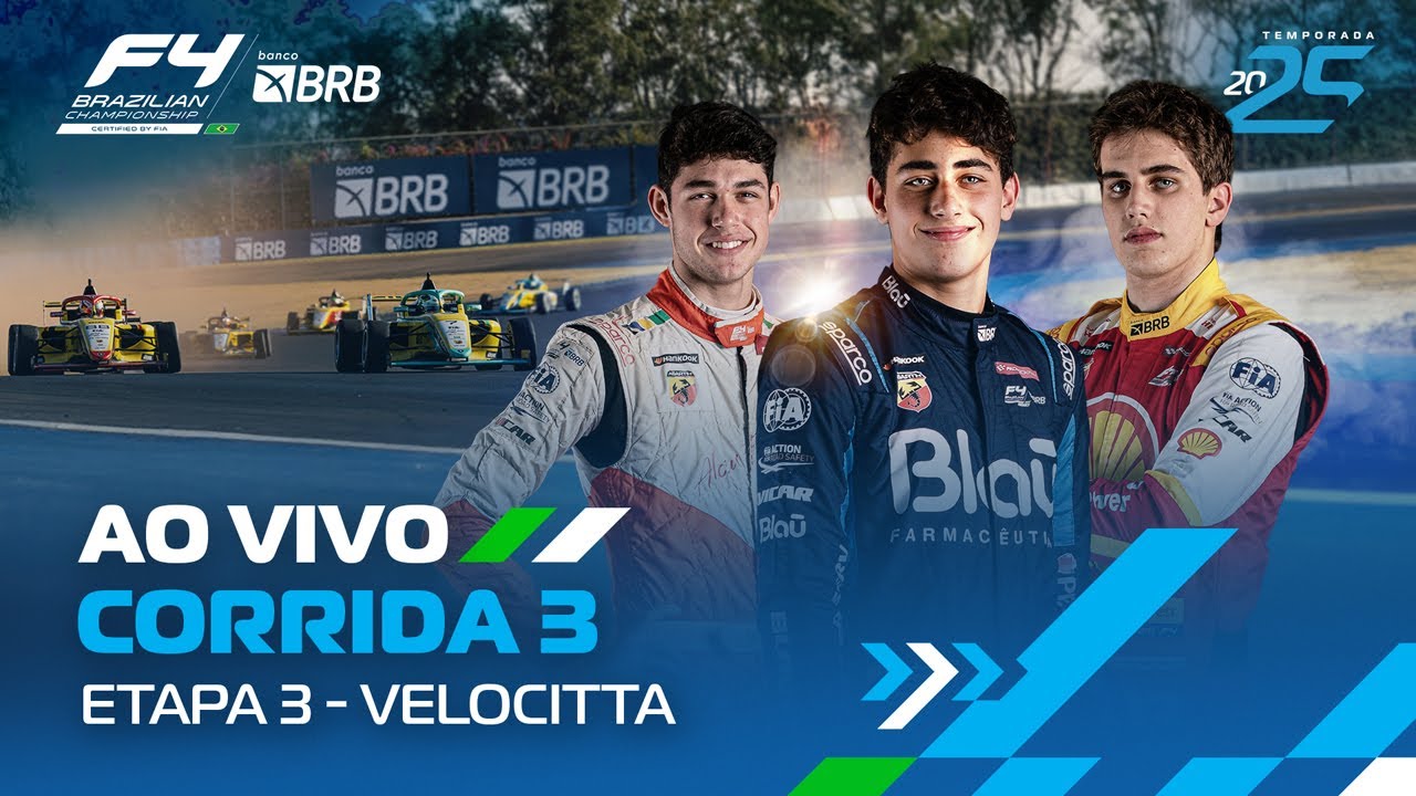FORMULA 4 BRAZILIAN CHAMPIONSHIP | 3ª ETAPA - VELOCITTA - CORRIDA 3