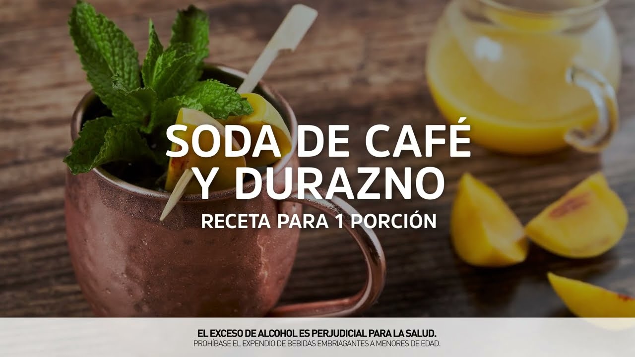Prepara esta refrescante Soda de Café y Durazno! ?✨ | Apasionados por el  Café ☕ - YouTube