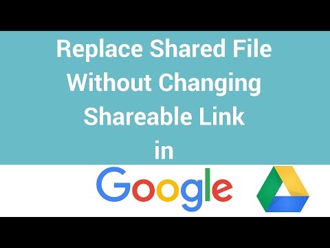 How To Replace A Shared File Without Changing Shareable Link in Google Drive