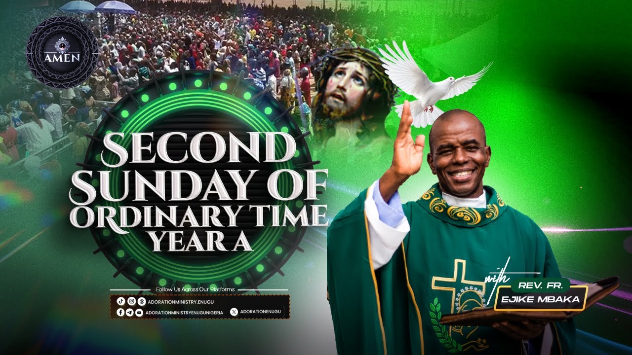 SUNDAY MASS LIVE WITH REV. FR. EJIKE MBAKA || 18-01-2026