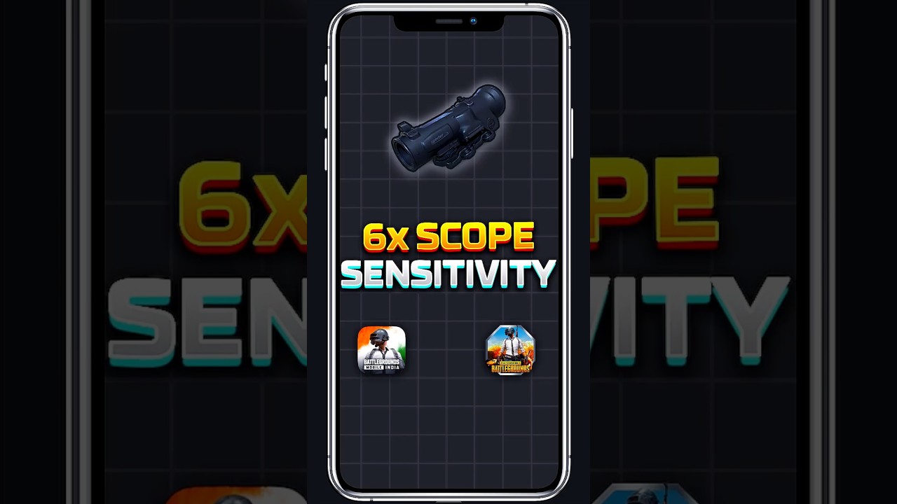 🔥6X чувствительность к нулевой отдаче BGMI | 6X спрей без отдачи | 6X чувствительность к нулевой ...