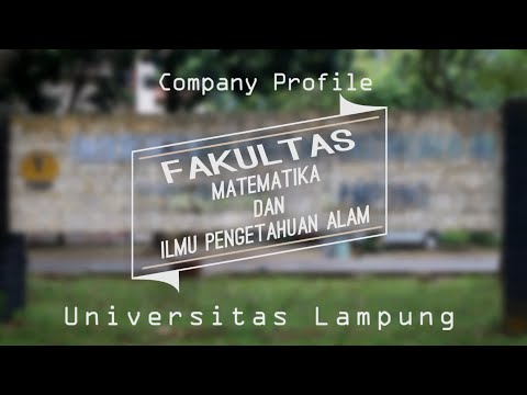 Company Profile FMIPA Universitas Lampung (UNOFFICIAL)