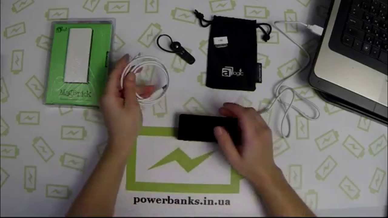 Видео обзор внешнего аккумулятора aMagic MagBrick