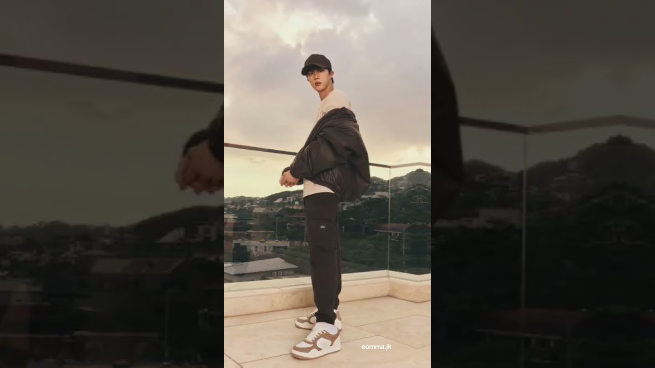 Jin X Alo Yoga,, he is sooo stunning 