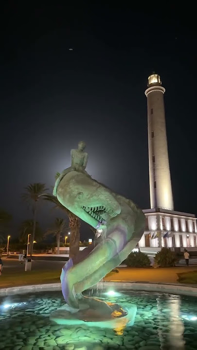 Luna y Faro  #moon #playa #Beach #maspalomas #grancanaria #canarias #paraíso #paradise #españa