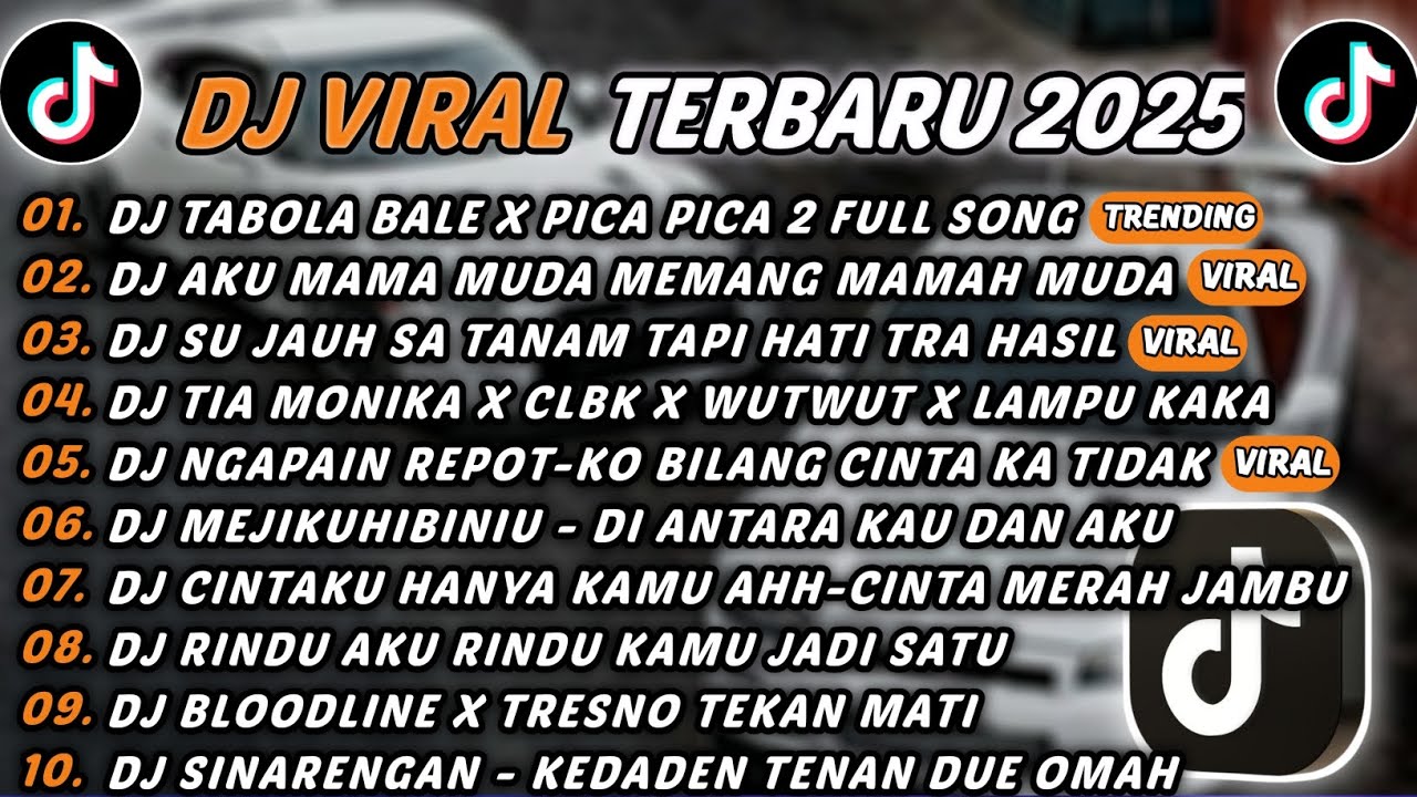 DJ TIKTOK TERBARU 2025 - DJ TABOLA BALE X PICA PICA 2🎵DJ AKU MAMA MUDA MEMANG MAMAH MUDA🎵