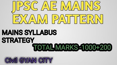 JPSC AE MAINS SYLLABUS|JPSC AE MAINS PREPARATION|HOW TO STUDY FOR JPSC AE MAINS|EXAM PATTERN