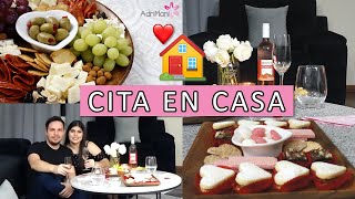 Cita en casa por San Valentín  DIY Tabla de quesos y dulces | AdriMani