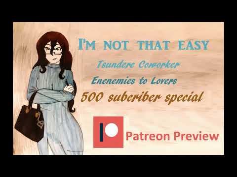 ASMR Roleplay: I'm not that easy (Steamy Patron preview, Tsundere, coworkers,  Enemies to Lovers)
