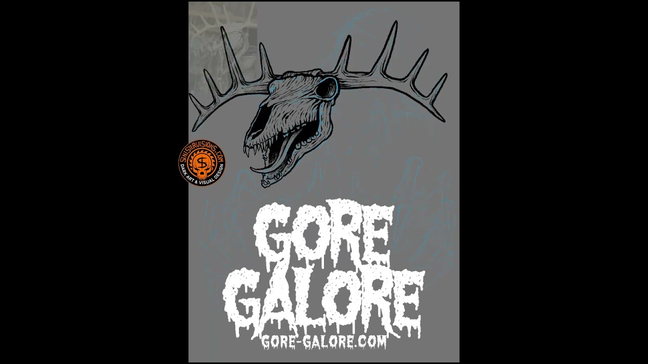 Procreate Timelapse: T-shirt for Gore Galore