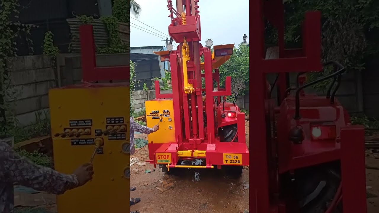 Hydroulice borewell pipe motor lifting machine.8951170601,9989308057