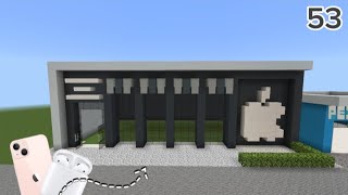 CONSTRUIR UMA LOJA DA APPLE NO MINECRAFT CONSTRUINDO UMA CIDADE