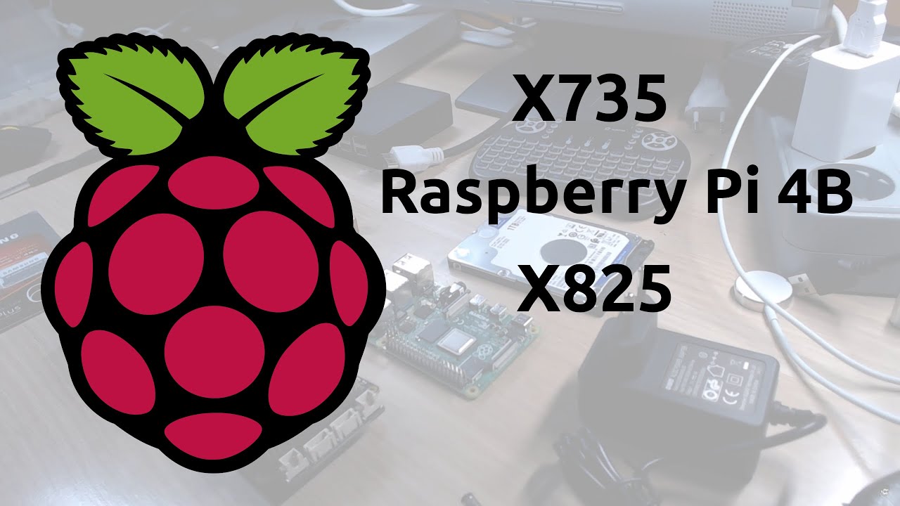 Raspberry Pi 4B + x825 case