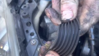 Toyota Avensis 2.0 D4D T25 2008 auxiliary v Ribbed belt replacement,