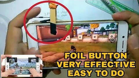 FOIL FIRE BUTTON TAP homemade  L1R1 Sharpshooter