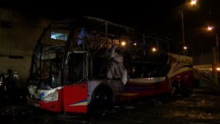 At least 20 dead in Peru bus fire: emergency services