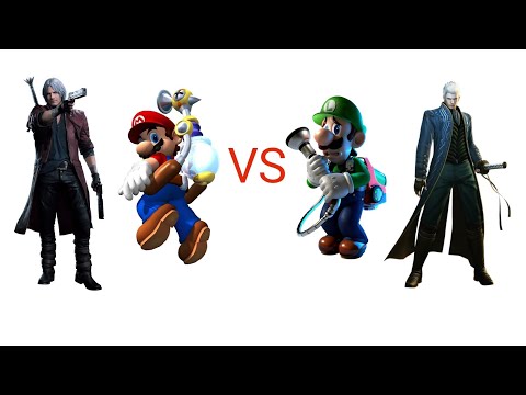 mugen マリオ/ダンテ vs ルイージ/バージル