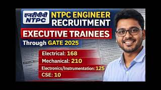 NTPC | GATE-2025 | EET 513 Posts | Details notification | ME,EE,EC&IN,CS&IT | By:- Raaz Gupta
